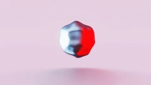 Floating mercury blob Stock Footage 114687809