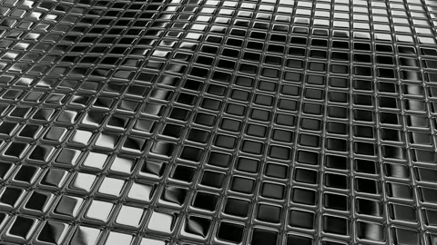 Floating Metal Cubes, Background, Exclusive, Unique Design Stock Footage 270413469