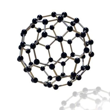 Floating molecule Stock Photos