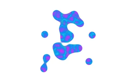 Floating Molecules Stock Footage 335623996
