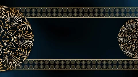 Floating Motion Motion Cosmic Weaver Mandala Ramadan Background Stock Footage 327718554