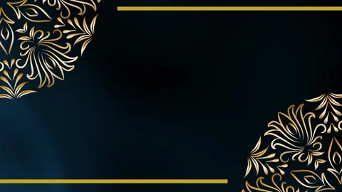 Floating Motion Motion Oceanic Pulse Mandala Ramadan Background Stock Footage 327720792