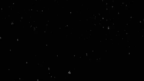 floating number animation, for video ove... | Stock Video | Pond5