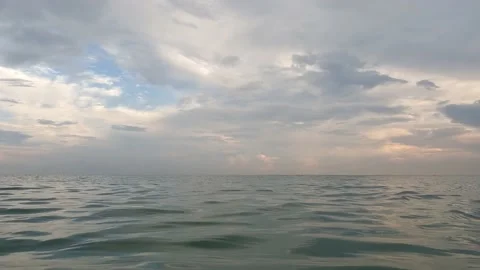 Floating on the ocean in Cancun, Mexico Stock Footage 219720995