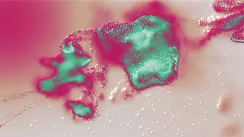 Floating oil paint Stock Footage 159889599