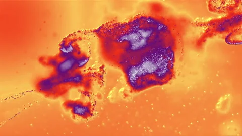 Floating oil paint Stock Footage 159902210