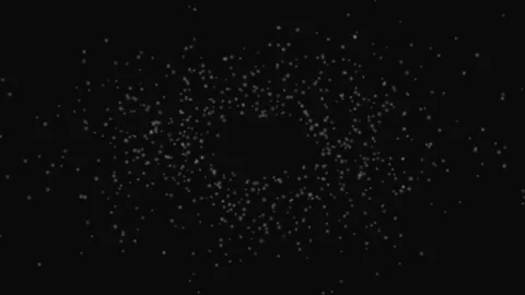 Floating Orb Particle Flow Dark Calm Loop Background Relaxing Stock Footage 332710472