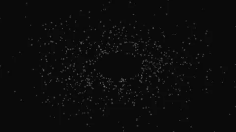 Floating Orb Particles Dark Abstract Loop Background Soft Calm Stock Footage 332710349