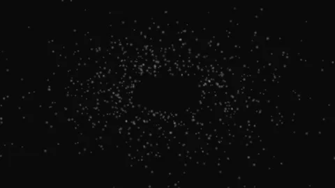 Floating Orb Particles Dark Abstract Loop Background Soft Calm Stock Footage 332710498