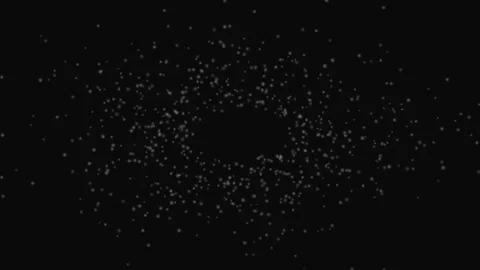 Floating Orb Particles Dark Abstract Loop Background Soft Calm Stock Footage 332710975