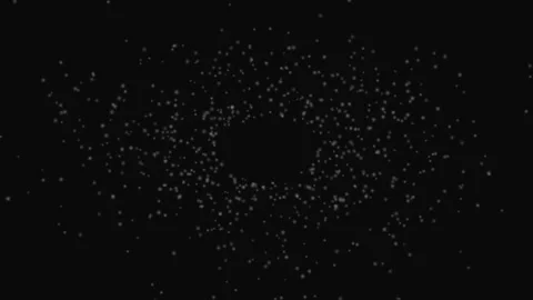 Floating Orb Particles Dark Abstract Loop Background Soft Calm Stock Footage 332711059