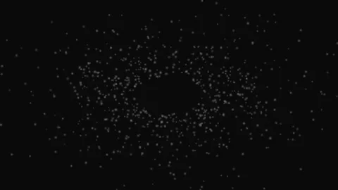 Floating Orb Particles Dark Seamless Loop Background Relaxing Stock Footage 332710268