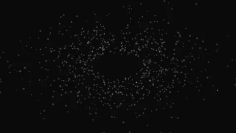 Floating Orb Particles Dark Seamless Loop Background Relaxing Stock Footage 332710929