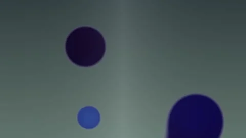 Floating Orbs in Dim Ambient Space Moving Slowly Stock Footage 327605368
