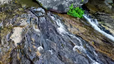 Floating Over Falls Stock Footage 158325145