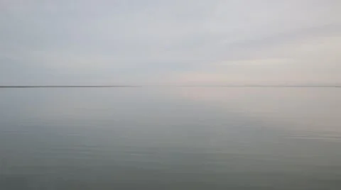 Floating over icy ocean water in Alaska Stock Footage 51026366