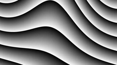 Floating parallel colored lines Stock Footage 134834593