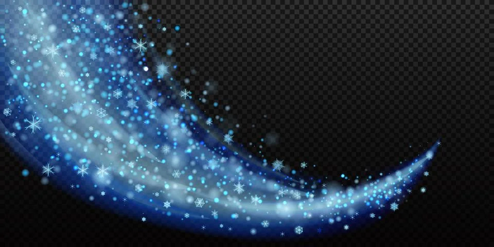 Floating Particle Overlay 库存插图