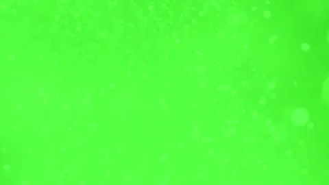 Floating particles on green screen background Stock Footage 327829301