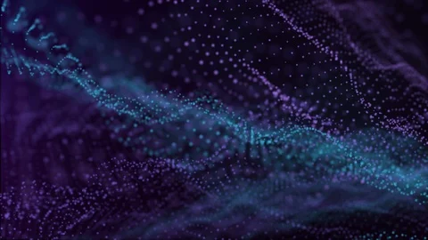 Floating Particles Loop Animation On Black Background Stock Footage 127656751