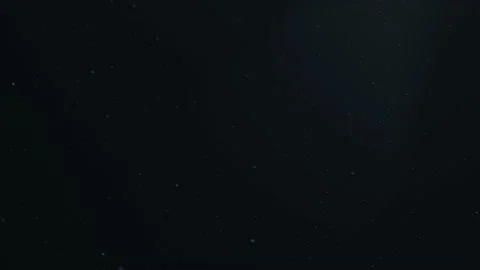 Floating particles loop animation in dark mode Stock Footage 145753289