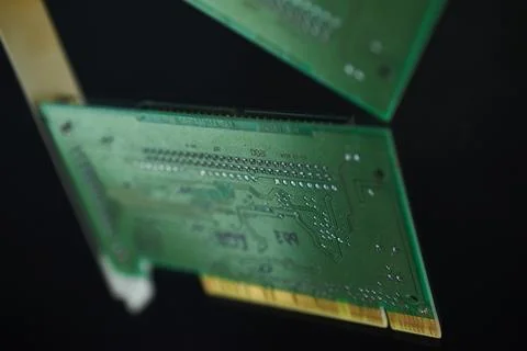 Floating pci card Stock Photos