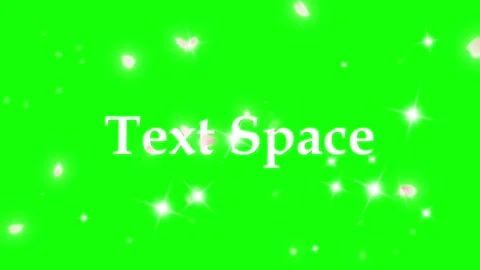 Floating petals and sparkling confetti particles over a bright green screen Stock-Footage 338390039