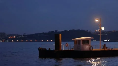 Floating Pier FULL HD Stock Footage 7905513