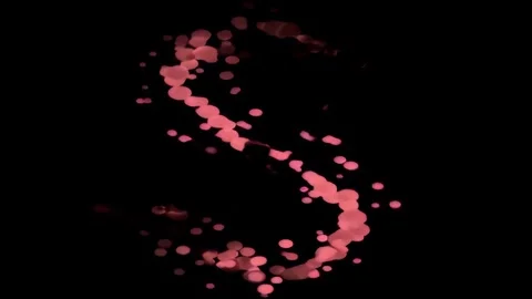 Floating Pink Petals Abstract Motion Stock Footage 339288918
