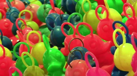 Floating plastic ducks Video stock 822575