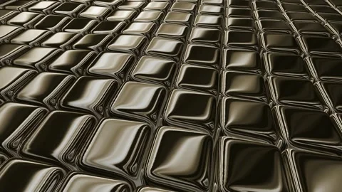 Floating Platinum Cubes, Exclusive, Background, Reflection Stock Footage 270413374