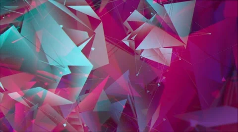 Floating polar crystals background Stock Footage 65425517