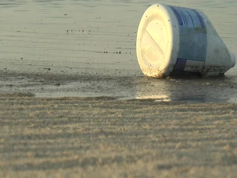 Floating pollution Video stock 707713