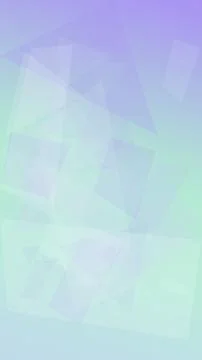 Floating polygon arrow shapes in pale blue and mint tones form an airy abst.. 스톡 일러스트
