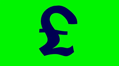 FLOATING POUND SIGN Video stock 40796910