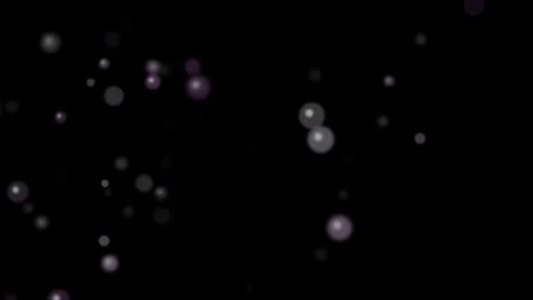 Floating Purple and White Bokeh Particles on Black Background 스톡 동영상 344279838