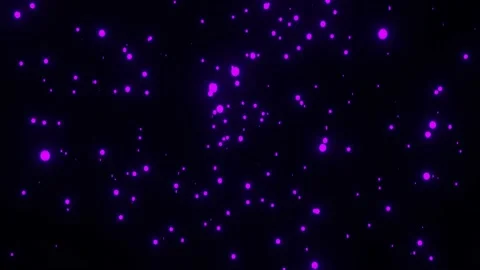 Floating Up Purple Particle Stock Footage 143149480
