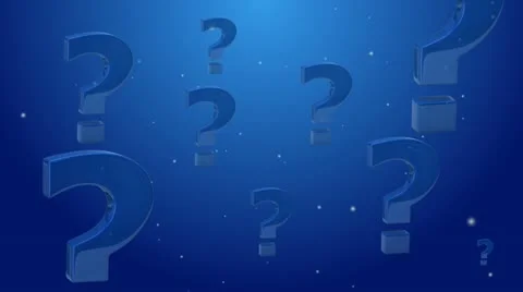 Floating Question Marks Stock After Effects