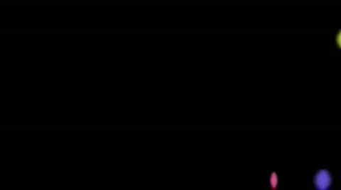 Floating Rainbow Colored Light Particles Stock Footage 651200