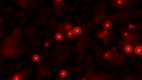 Floating Red Concentric Glow Dots Abstract Motion Background Loop 1 Stockbeeldmateriaal 101706170