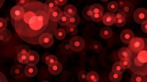 Floating Red Glow Dots Abstract Motion Background Loop 2 Stock Footage 100991593