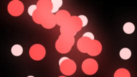 Floating red light animation moving slowly Stock Footage 317697969