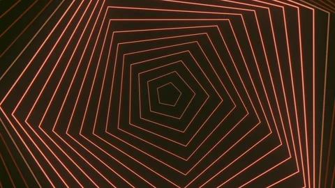 Floating red spiral intricate pattern of thin airborne lines Stock Footage 275602699