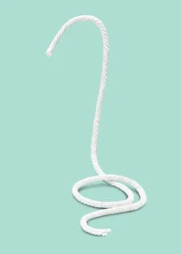 Floating rope isolated Stock Photos