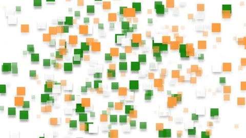 Floating shapes Stock Footage 167053187