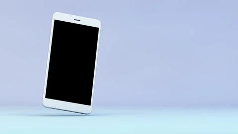 Floating smartphone Illustrazione stock