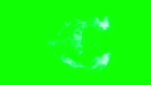 Floating Smoke Effect Green Screen Chroma Key Animation Video Footage Stock Footage 322161478