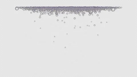 Floating Soda Bubbles Overlay , with alpha channel. Stock Footage 335882285