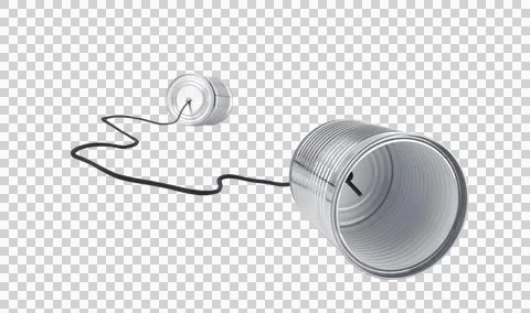 Floating space tin can Stock Photos