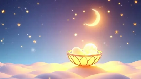 Floating in Space: Yellow Design Against a Blue Sky Stock Footage 318051028